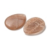 Natural Sunstone Pendants G-Z071-03G-2