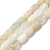 Natural White Moonstone Beads Strands G-G980-17-1
