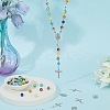 DIY Rosary Bead Jewelry Making Finding Kits DIY-SC0031-64-3