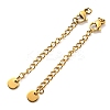 304 Stainless Steel Curb Chain Extender X-STAS-G310-04G-1