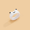 Frog Resin Plain Band Rings for Women Girls FS-WG41763-03-1