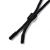 Natural Tiger Eye Sailor's Knot Pendant Necklace with Nylon Cord for Women NJEW-E091-02B-5