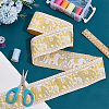  4.7~5 Yards Elephant/Cross/Rhombus Ethnic Style Polyester Jacquard Wide Ribbon OCOR-PH0004-33-5