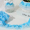 5M Double Polyester Lace Trim for Sewing Decoration OCOR-CY0001-63D-7
