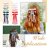 24Pcs 12 Colors Polyester Ribbon Bowknot Alligator Hair Clips PHAR-FH0001-04-6