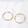 201 Stainless Steel Big Hoop Earrings EJEW-F205-14G-B-1