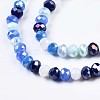 Glass Beads Strands X-GLAA-T006-16C-3