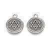 Tibetan Style Alloy Pendants TIBE-N014-18AS-1