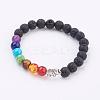Natural Lava Rock Stretch Bracelets BJEW-P180-A02-1