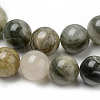 Natural Green Rutilated Quartz Beads Strands G-Q462-61-8mm-2