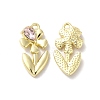 Glass Flower Of Life Pendant PALLOY-K001-073G-02-1