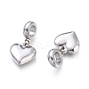 Tarnish Resistant 304 Stainless Steel European Dangle Charms STAS-M274-113P-2
