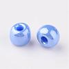 DIY Craft Beads 8/0 Opaque Colors Lustered Round Glass Seed Beads X-SEED-A012-3mm-123B-2