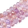 Transparent Glass Beads Strands X-GLAA-T023-6mm-A03-1