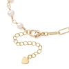 Brass Paperclip Chain Bracelets BJEW-JB13241-4