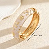 Vintage Elegant Flower Alloy Hinged Bangles for Women's Holiday Wear RJ0827-4-1