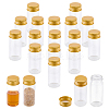 20Pcs Clear Glass Bottles Bead Containers CON-AR0001-16C-1