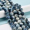Natural Blue Ice Glacierite Stone Beads Strands G-G078-A01-04-2