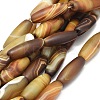 Natural Striped Agate/Banded Agate Beads Strands TDZI-O003-36-2