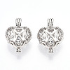 Brass Locket Pendants LS-PALLOY-S094-43P-01-1