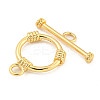 Brass Toggle Clasps KK-A223-30G-5