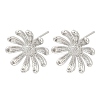 Brass Stud Earring Findings LS-KK-Z099-05P-01-1