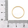Brass Linking Rings KK-Z126-03G-04-3