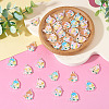 32Pcs 4 Colors Alloy Enamel Pendants FIND-TA0008-76A-5