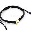 Alloy Beads Braided Bead Bracelets FS-WGADCE6-20-1
