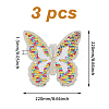 Butterfly Polyester Embroidery Ornaments Accessories DIY-WH0502-88-2