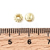 Corrugated Round Brass Beads KK-H520-02C-G-2
