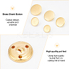 50Pcs 5 Styles 3-Hole Brass Buttons BUTT-OC0001-47G-4