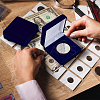 Square EVA Covered with Velveteen Commemorative Coin Storage Cases with Sponge Inside CON-WH0201-005B-5