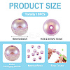 10Pcs Resin Beads PACR-TA0001-33I-5