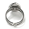 304 Stainless Steel Open Cuff Rings RJEW-C079-15P-01-3