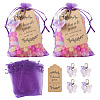 10Pcs Butterfly Acrylic  Pendant Decorations HJEW-TAC0071-1