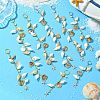 Shell Hair Accessories Chain Clips for Woman Girls OHAR-AB00005-5