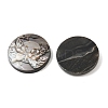 Natural Black Lip Shell Carved Cabochons SSHEL-B006-01B-D-2