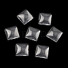 Transparent Glass Square Cabochons GGLA-S022-10mm-4