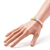 Handmade Polymer Clay Beads Stretch Bracelets for Kids BJEW-JB06487-02-3