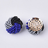 Glass Seed Beads Cabochons X-FIND-S321-04B-2