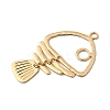 Brass Big Pendants X-KK-P321-01H-G-2
