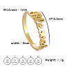 Word Blessed Stainless Steel Finger Rings for Women WG5CA7C-05-4