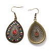 Bohemia Vintage Teardrop Dangle Earrings EJEW-I261-06AB-2