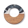 Resin & Walnut Wood Pendants WOOD-C016-01F-2