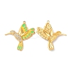 304 Stainless Steel Enamel Pendants STAS-K256-05G-01-1