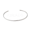 304 Stainless Steel Cuff Bangles BJEW-D388-01A-P-4