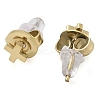 Ion Plating(IP) 304 Stainless Steel Stud Earrings for Women EJEW-B109-04B-G-2