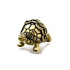 Brass Tortoise Figurine Statue for Living Room Table Home Decoration DJEW-Q008-02B-AB-1