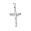 304 Stainless Steel Pendants STAS-G378-07P-1
